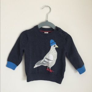 Baby Gap Navy Pigeon Sweater 6-12M